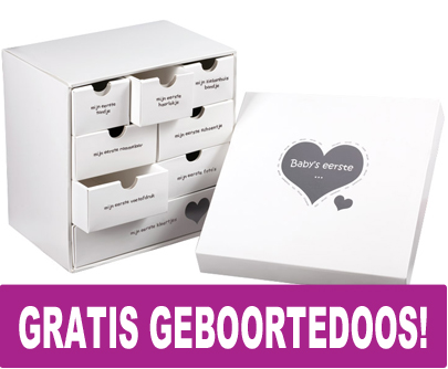 Gratis Baby Geboortedoos